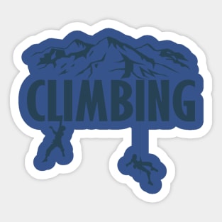 Climbing - Cool Climbing Design Sticker